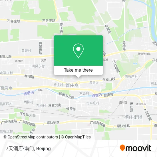 7天酒店-南门 map