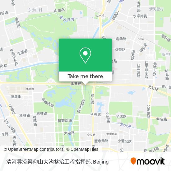 清河导流渠仰山大沟整治工程指挥部 map