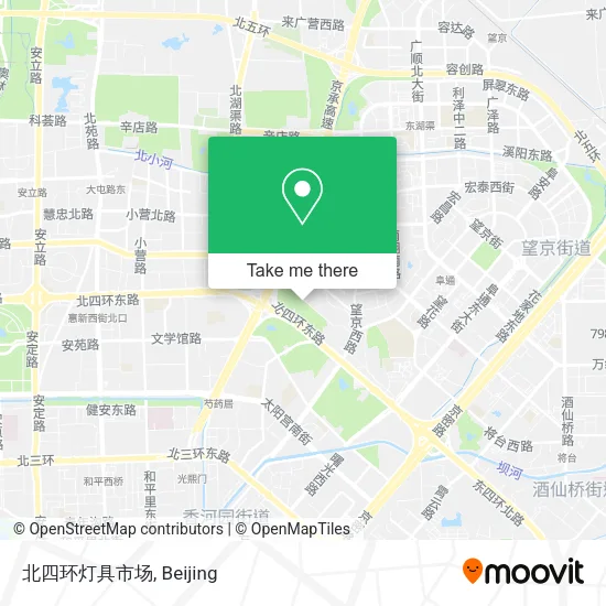 北四环灯具市场 map