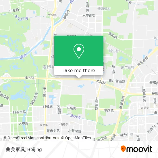 曲美家具 map