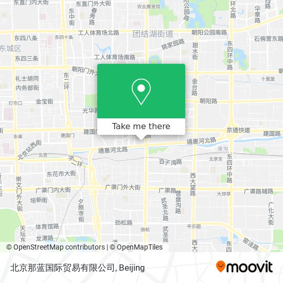 北京那蓝国际贸易有限公司 map