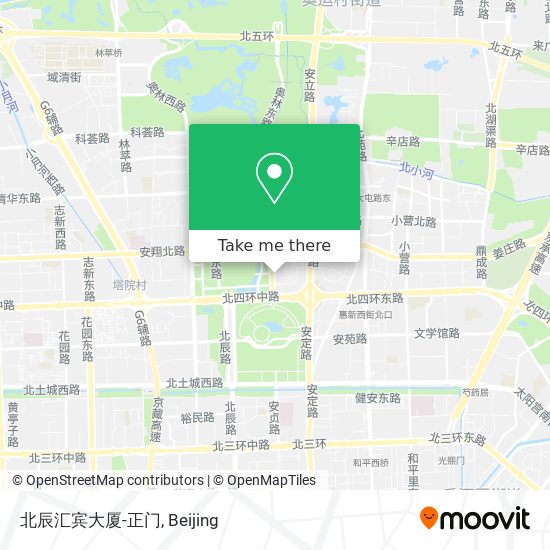 北辰汇宾大厦-正门 map