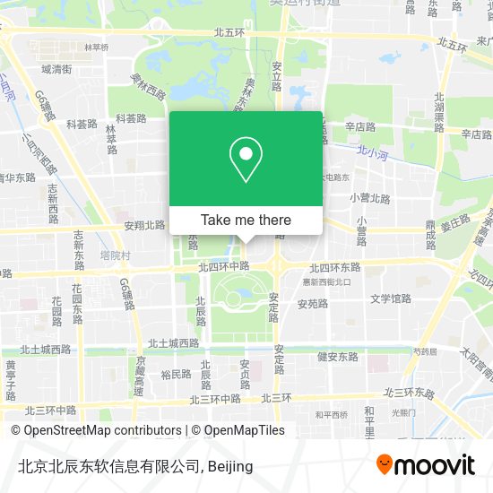 北京北辰东软信息有限公司 map