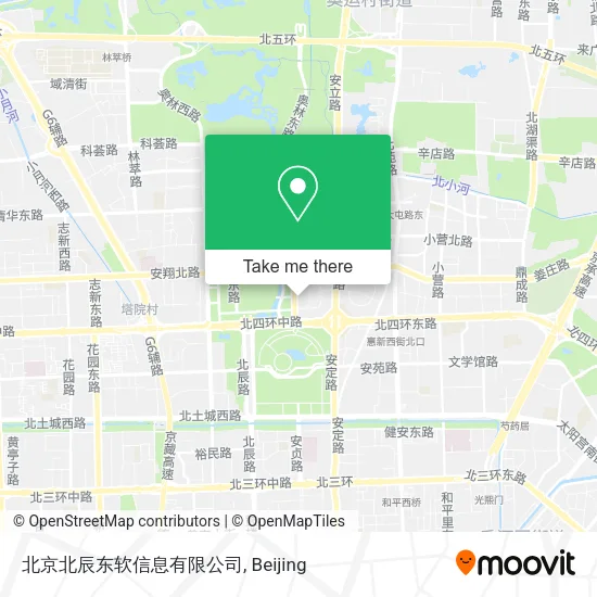 北京北辰东软信息有限公司 map