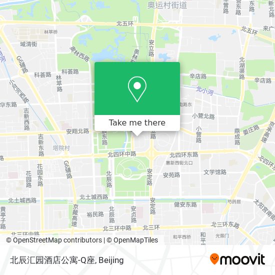 北辰汇园酒店公寓-Q座 map