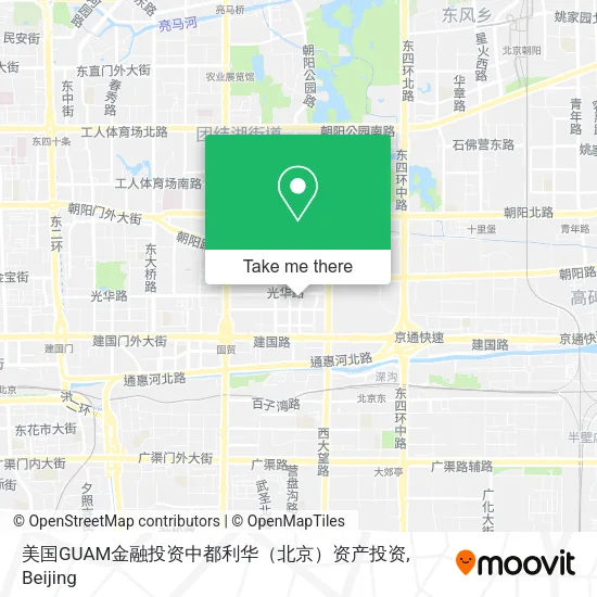 美国GUAM金融投资中都利华（北京）资产投资 map