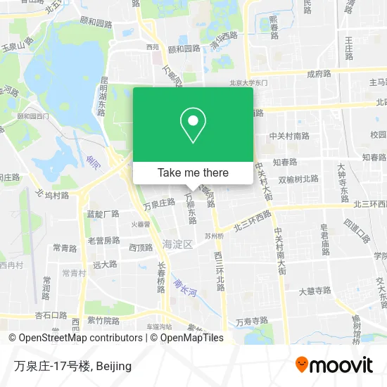 万泉庄-17号楼 map