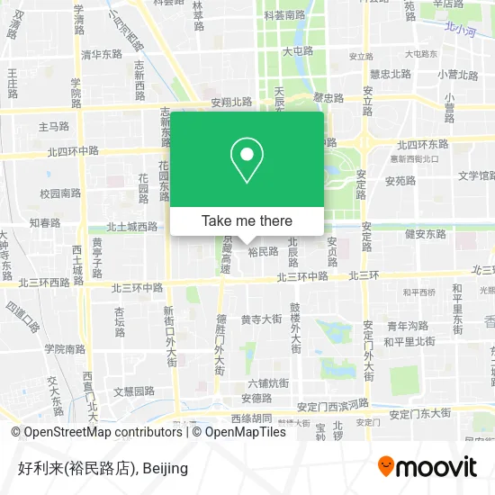 好利来(裕民路店) map