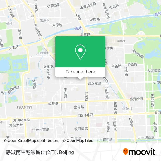 静淑南里翰澜庭(西2门) map