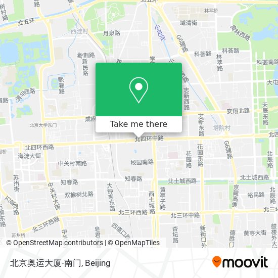 北京奥运大厦-南门 map