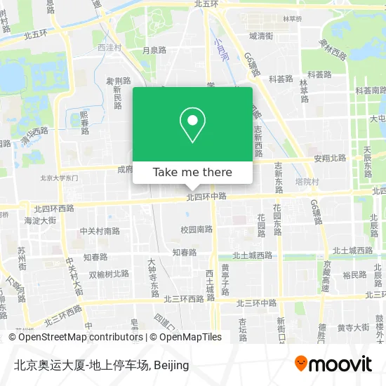 北京奥运大厦-地上停车场 map