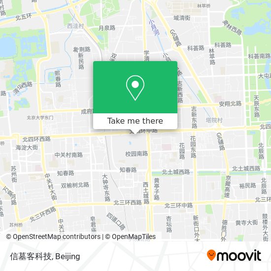信墓客科技 map