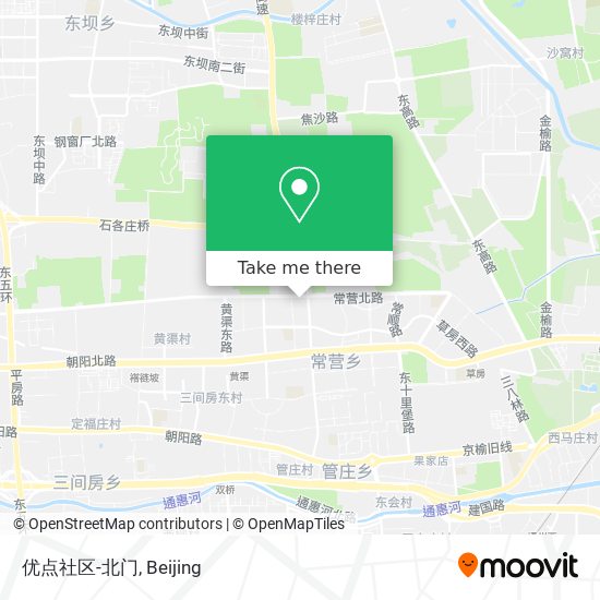 优点社区-北门 map