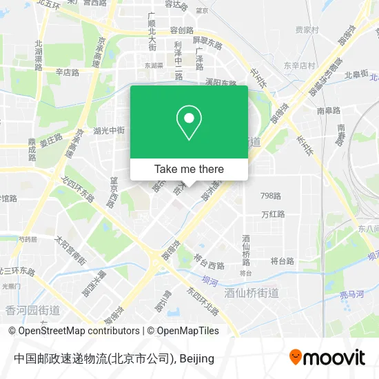 中国邮政速递物流(北京市公司) map
