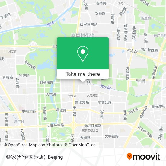 链家(华悦国际店) map