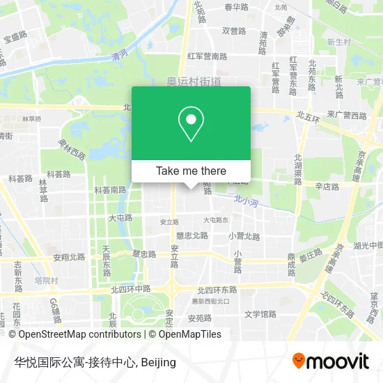 华悦国际公寓-接待中心 map