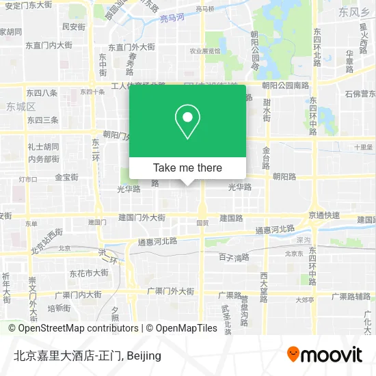 北京嘉里大酒店-正门 map
