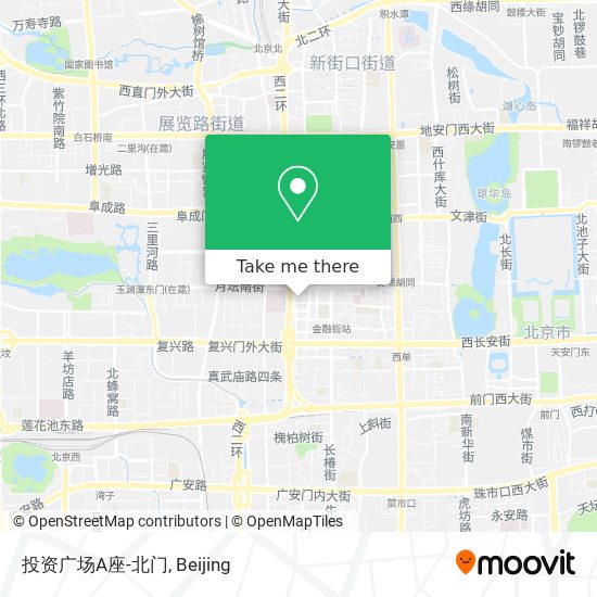 投资广场A座-北门 map