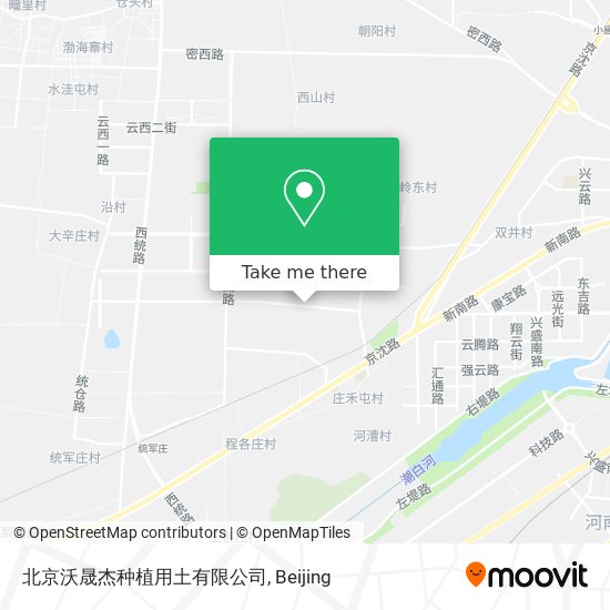 北京沃晟杰种植用土有限公司 map