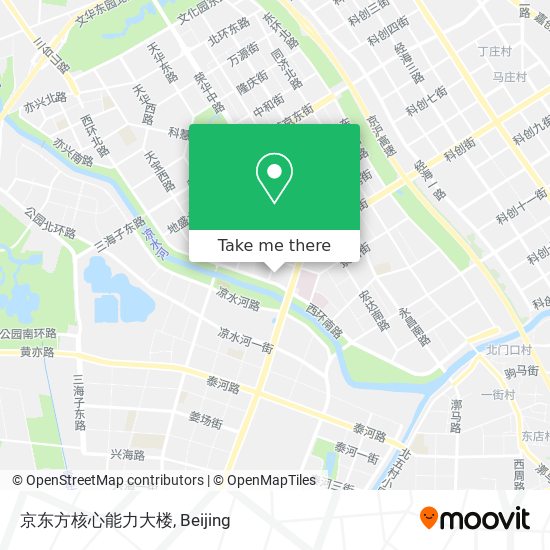 京东方核心能力大楼 map