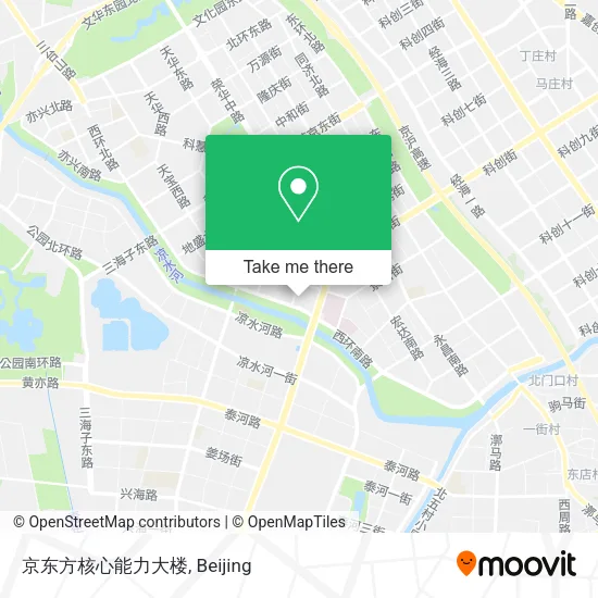 京东方核心能力大楼 map