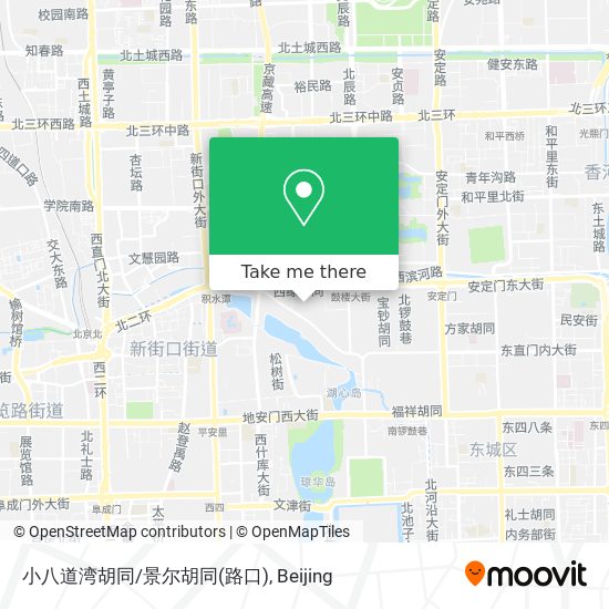 小八道湾胡同/景尔胡同(路口) map