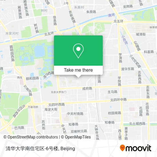 清华大学南住宅区-6号楼 map