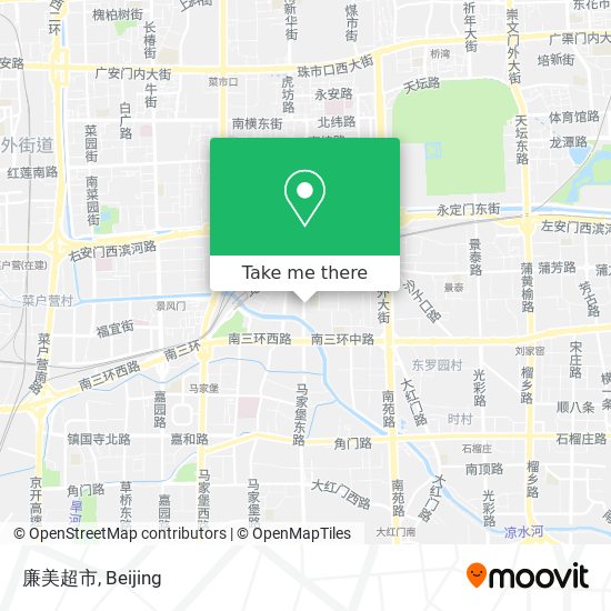 廉美超市 map