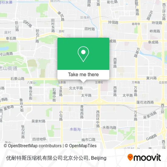 优耐特斯压缩机有限公司北京分公司 map