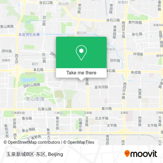 玉泉新城B区-东区 map