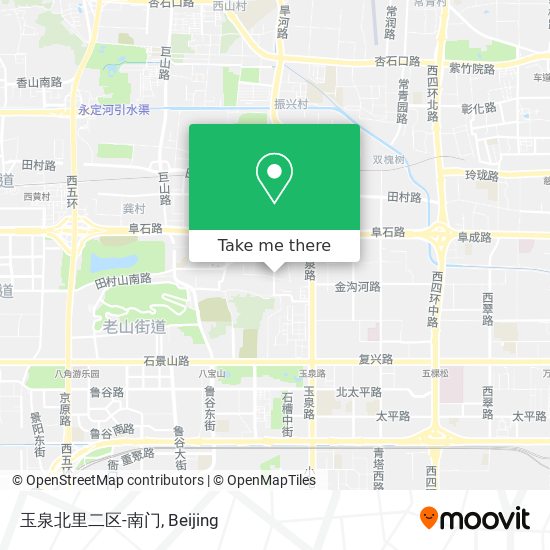 玉泉北里二区-南门 map