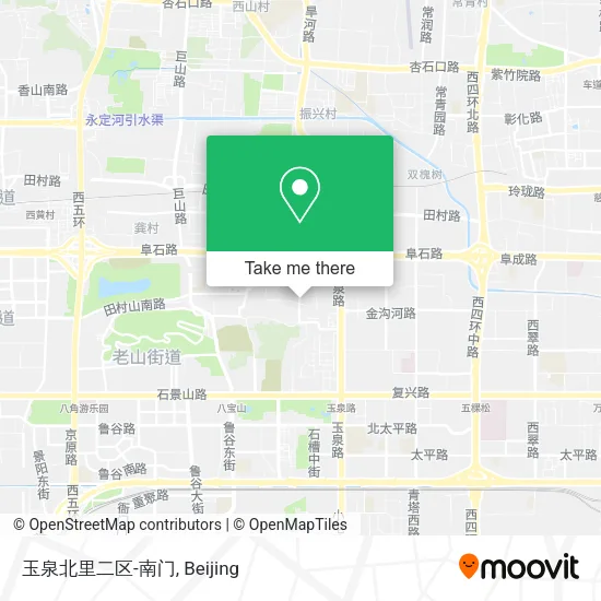 玉泉北里二区-南门 map