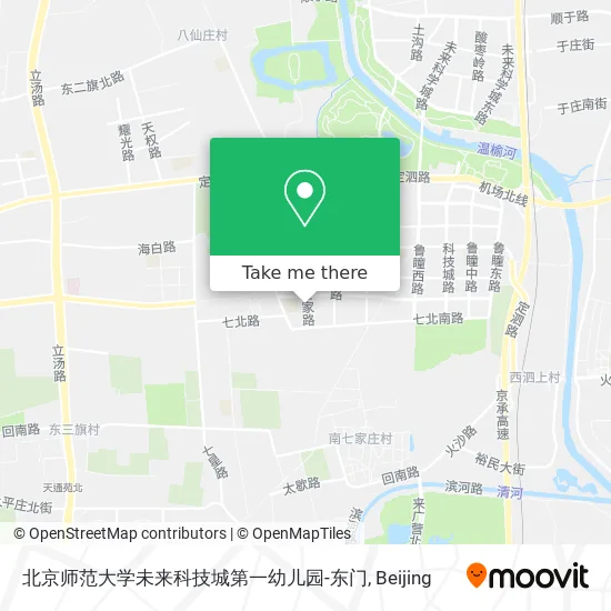 北京师范大学未来科技城第一幼儿园-东门 map