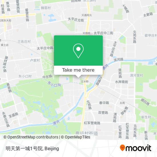 明天第一城1号院 map