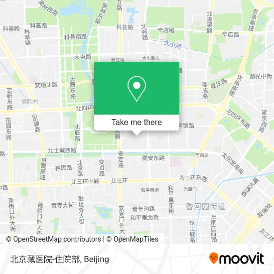 北京藏医院-住院部 map