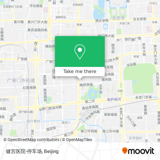 健宫医院-停车场 map