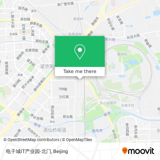 电子城IT产业园-北门 map