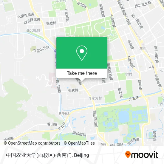 中国农业大学(西校区)-西南门 map