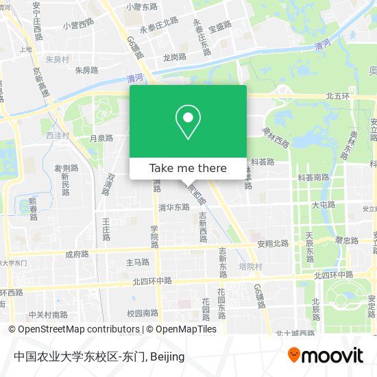 中国农业大学东校区-东门 map