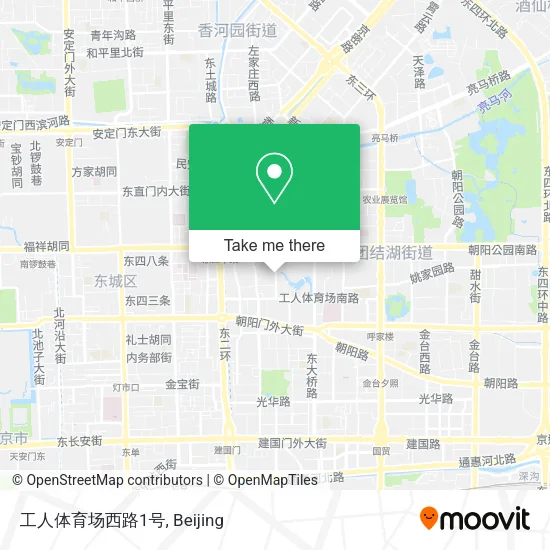 工人体育场西路1号 map