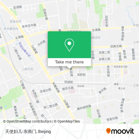 天使妇儿-东南门 map