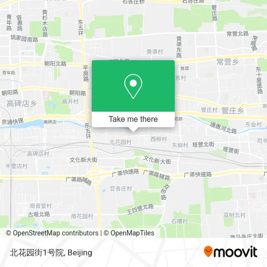 北花园街1号院 map