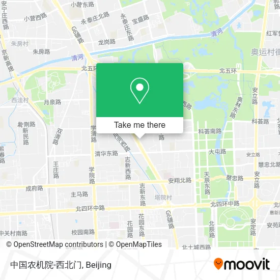 中国农机院-西北门 map