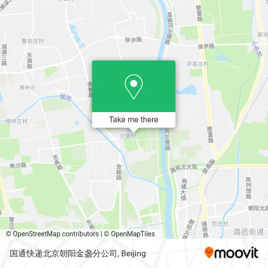 国通快递北京朝阳金盏分公司 map