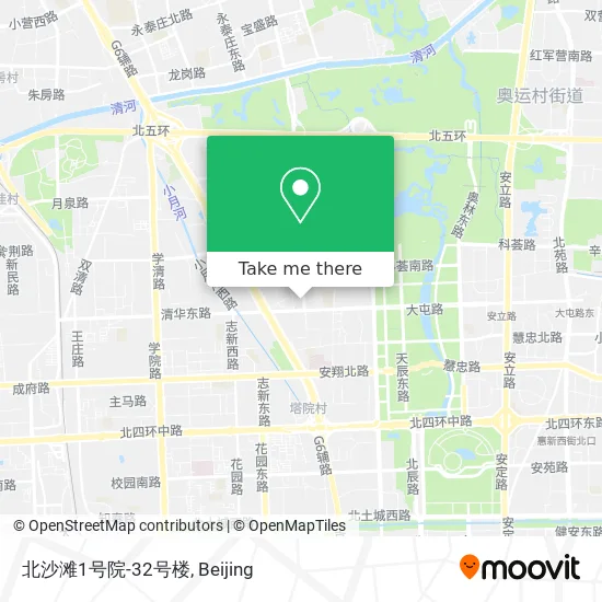 北沙滩1号院-32号楼 map
