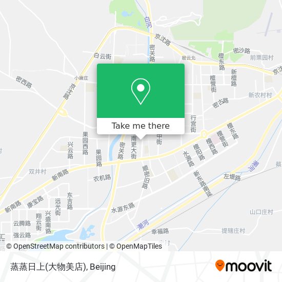 蒸蒸日上(大物美店) map