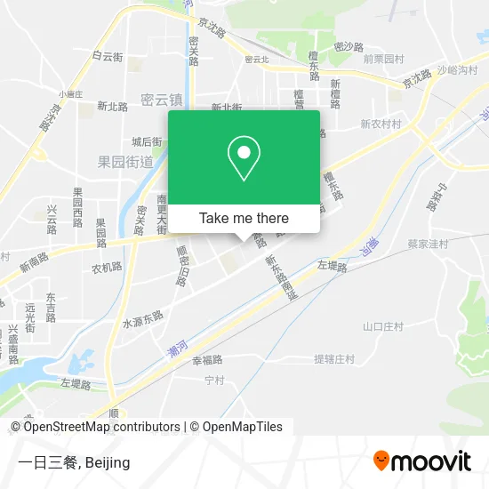 一日三餐 map