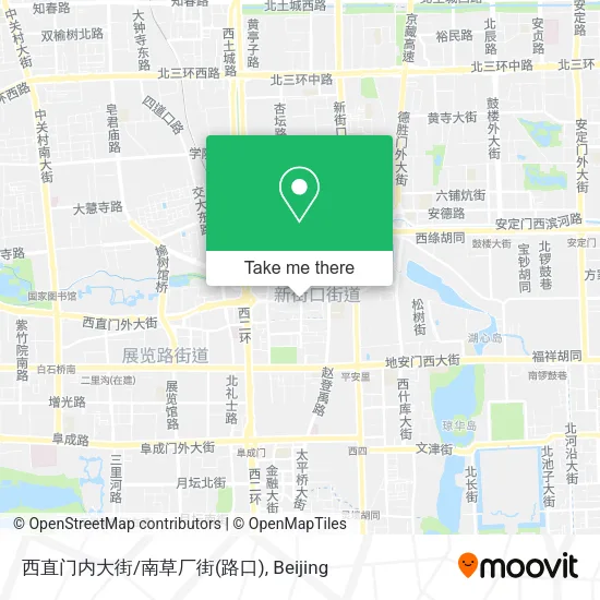 西直门内大街/南草厂街(路口) map