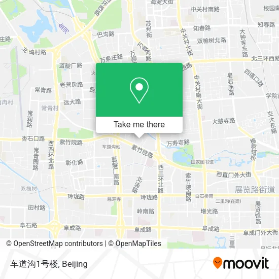 车道沟1号楼 map