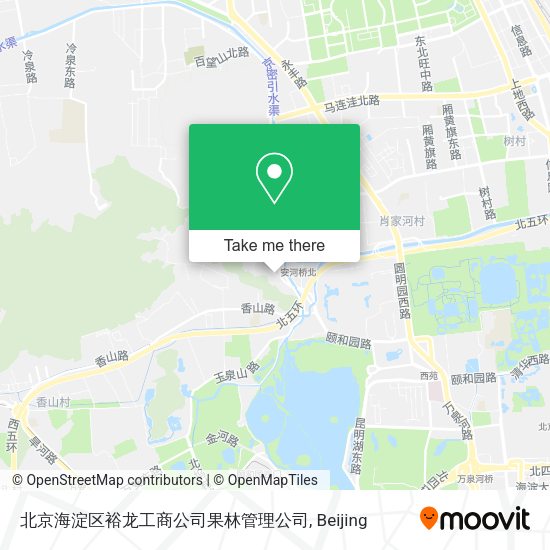 北京海淀区裕龙工商公司果林管理公司 map